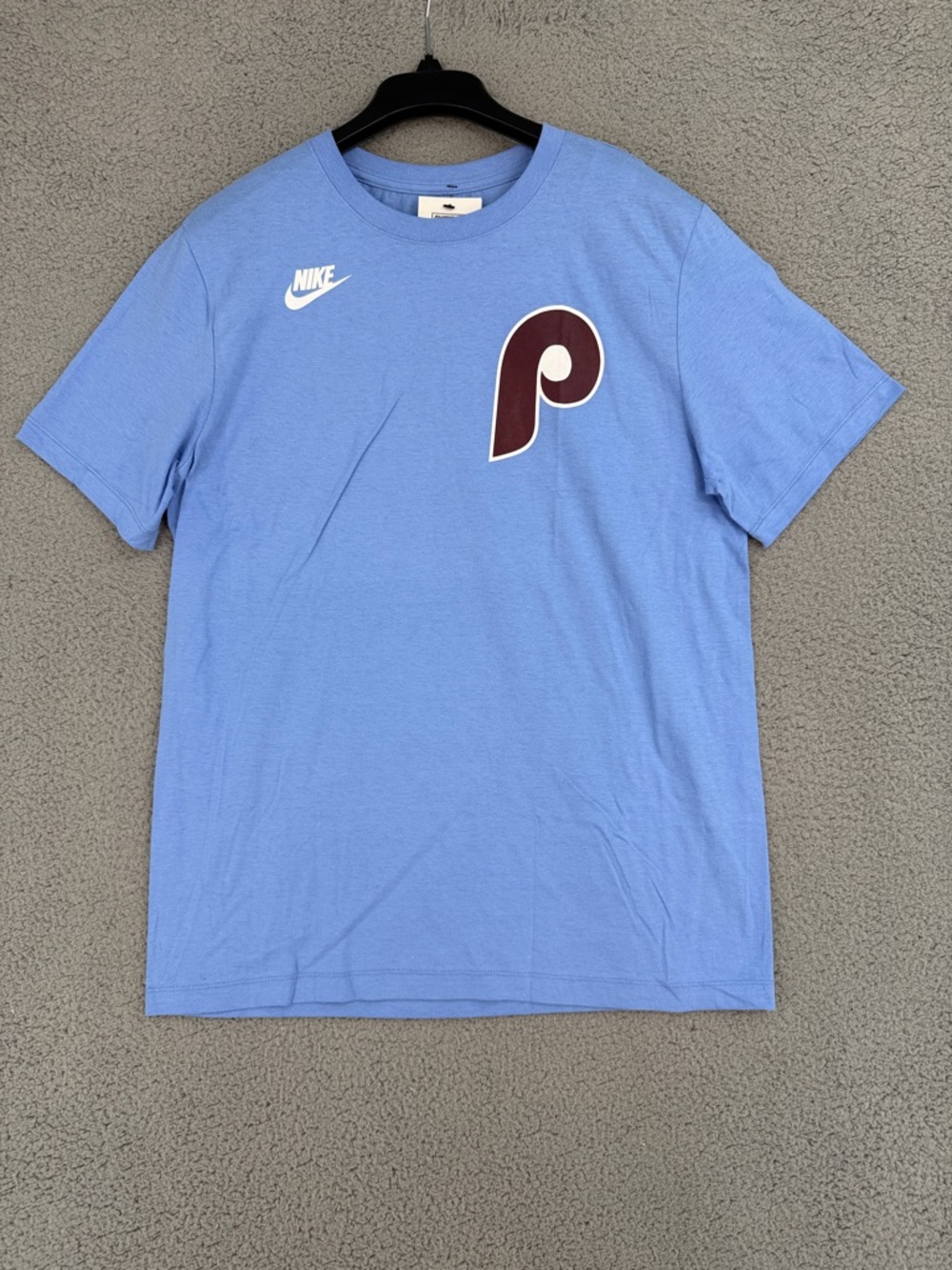 Philadelphia Phillies Nike Cooperstown Collection short sleeve t-shirt Sky Blue